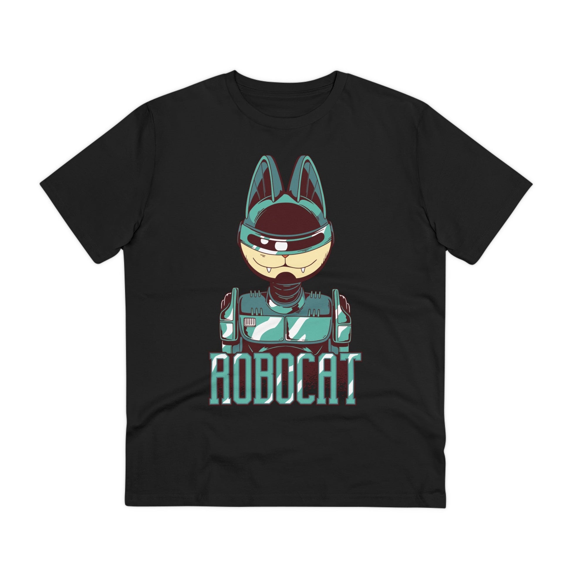 Printify T-Shirt Black / 2XS Robocat - Film Parodie - Front Design