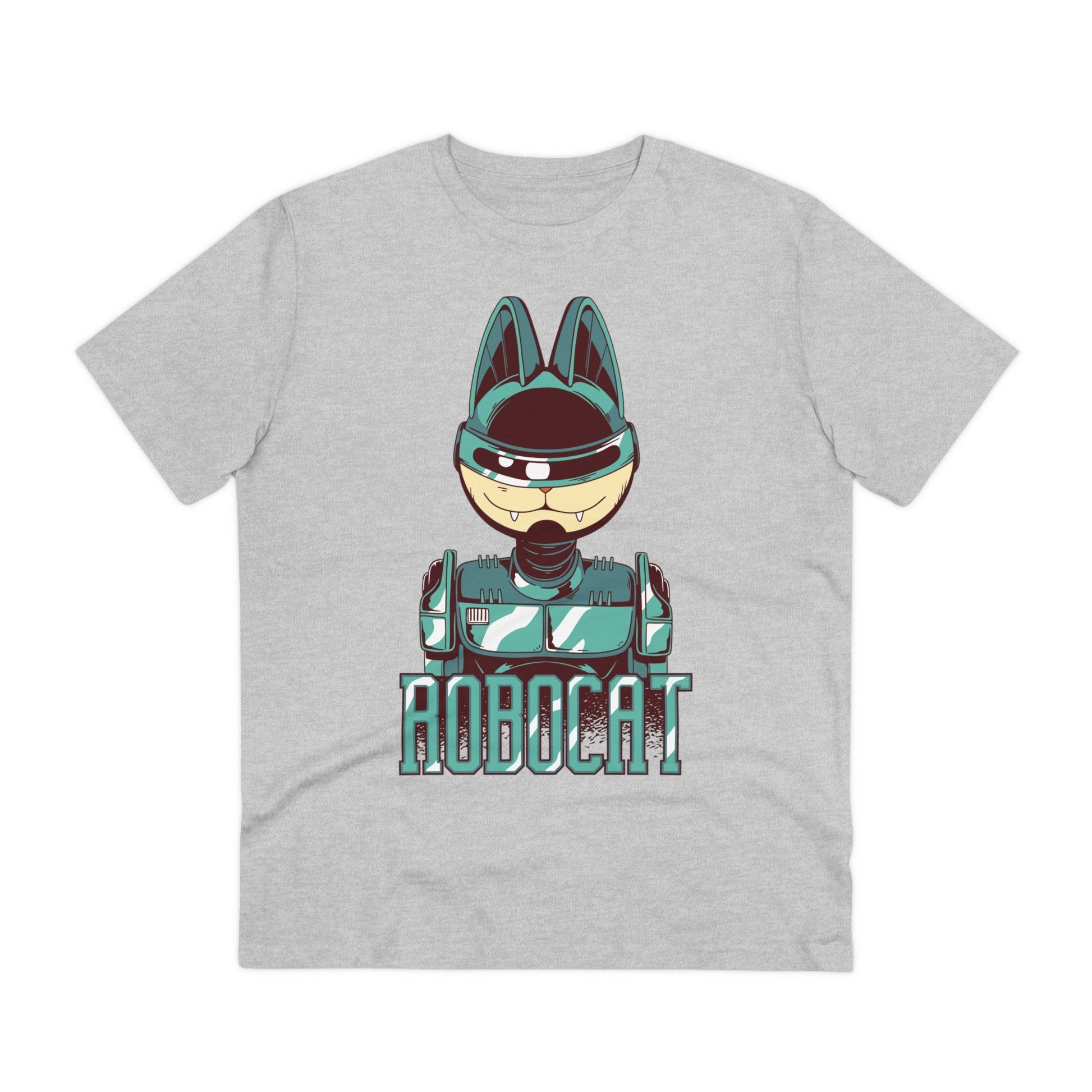 Printify T-Shirt Heather Grey / 2XS Robocat - Film Parodie - Front Design