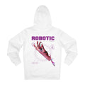 Printify Hoodie White / S Robotic - Cyborg Characters - Hoodie - Back Design
