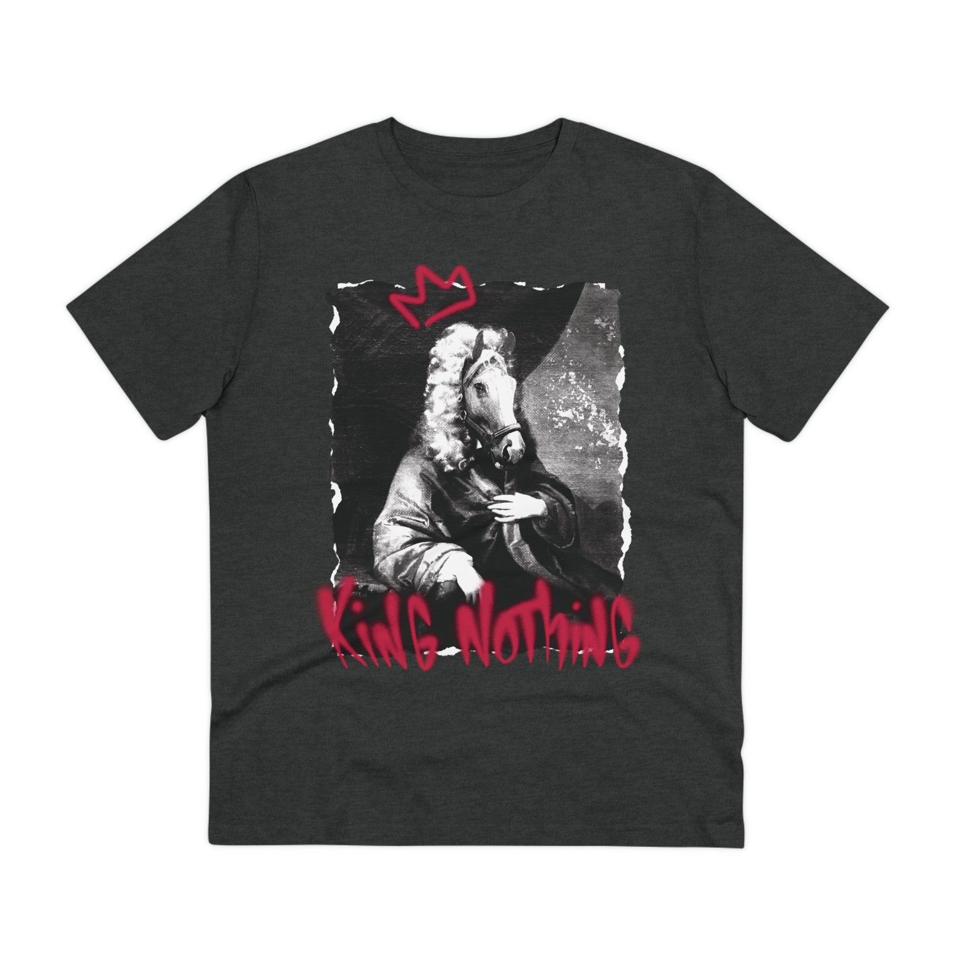 Printify T-Shirt Dark Heather Grey / 2XS Royal Animals King Nothing - Streetwear - King Breaker - Front Design
