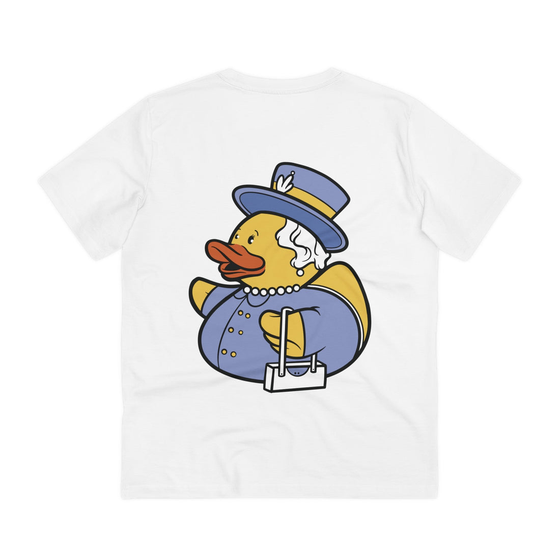 Printify T-Shirt White / 2XS Royal - Rubber Duck - Back Design