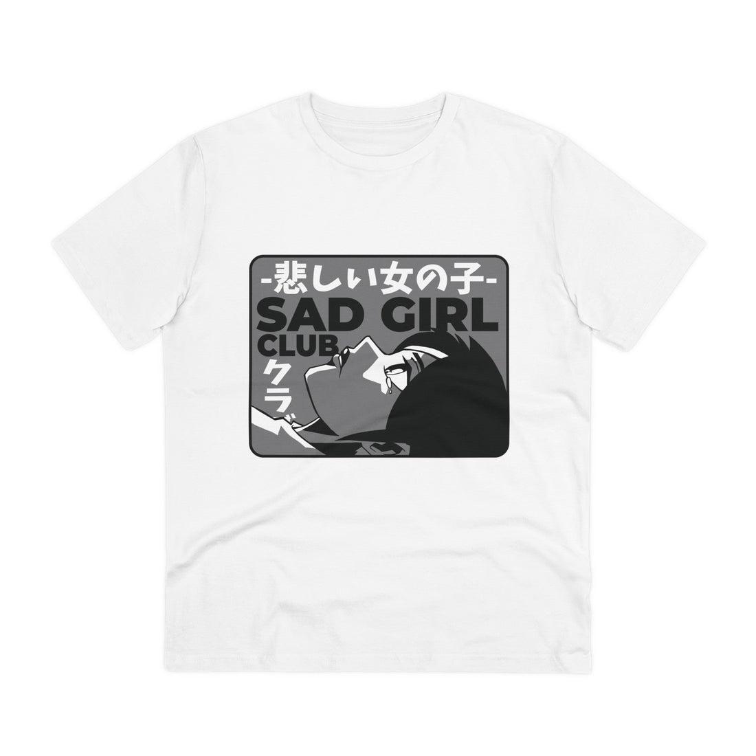 Printify T-Shirt White / 2XS Sad Girl Club - Anime World - Front Design