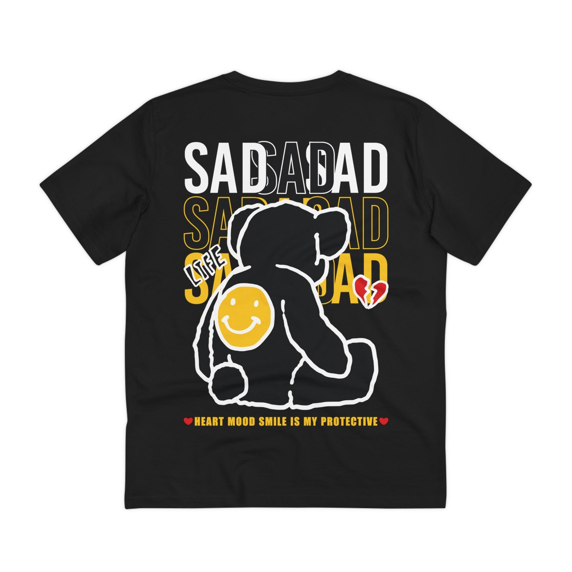 Printify T-Shirt Black / 2XS Sad Life Bear - Streetwear - Teddy - Back Design