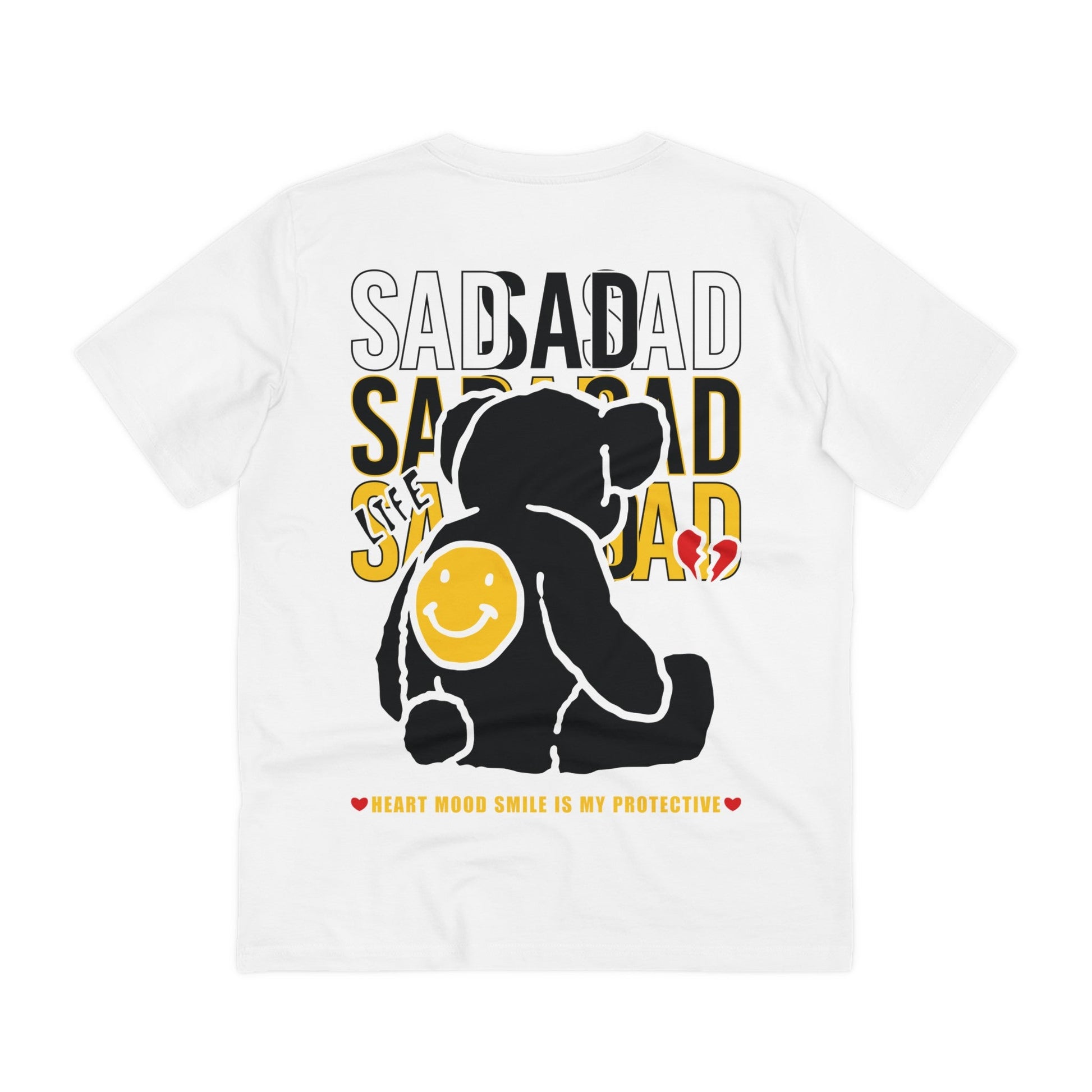 Printify T-Shirt White / 2XS Sad Life Bear - Streetwear - Teddy - Back Design