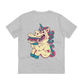 Printify T-Shirt Heather Grey / 2XS Sandwich Einhorn - Unicorn World - Back Design