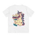 Printify T-Shirt White / 2XS Sandwich Einhorn - Unicorn World - Back Design