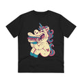 Printify T-Shirt Black / 2XS Sandwich Einhorn - Unicorn World - Front Design