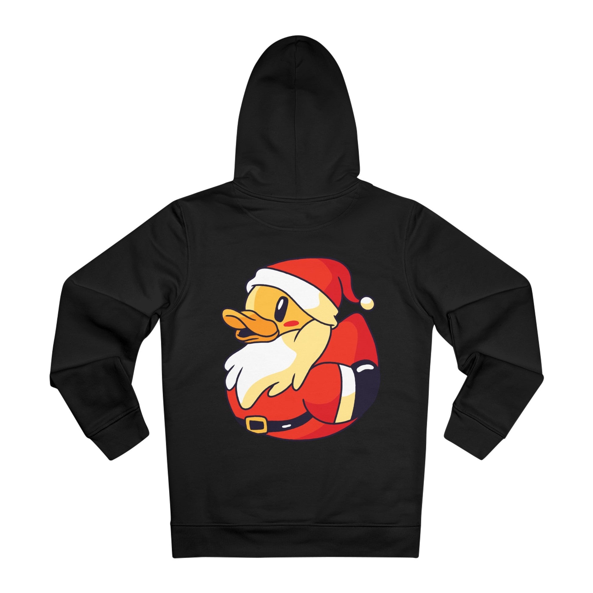 Printify Hoodie Black / 2XL Santa - Rubber Duck - Hoodie - Back Design