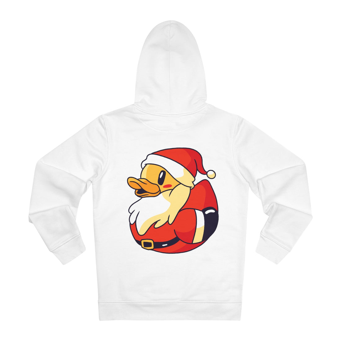 Printify Hoodie White / S Santa - Rubber Duck - Hoodie - Back Design