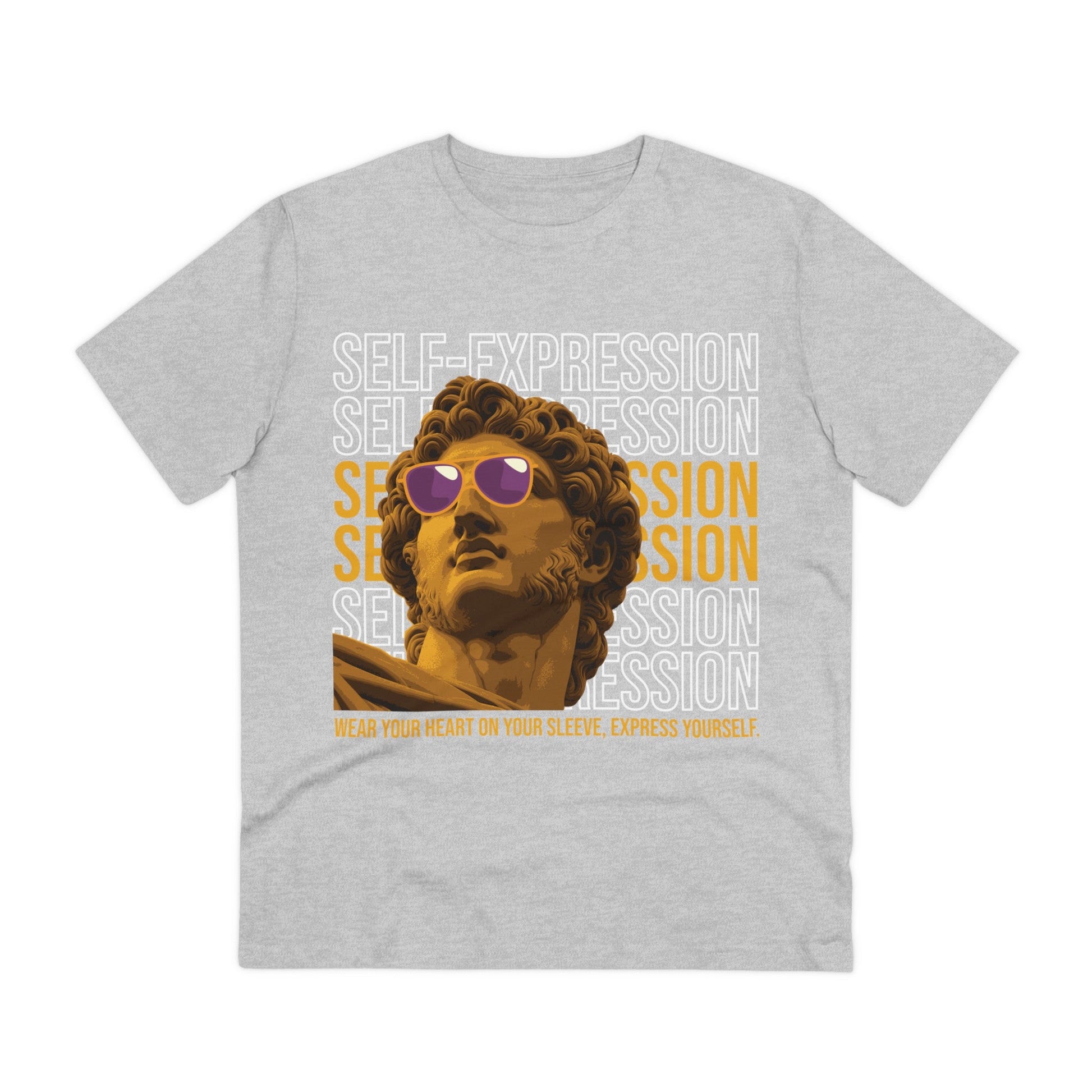Printify T-Shirt Heather Grey / 2XS Self-Expression - Streetwear - Gods Way - Front Design