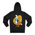 Printify Hoodie Black / 2XL Serious Goose Today I´m a serious goose - Rubber Duck - Hoodie - Back Design