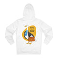 Printify Hoodie White / S Serious Goose Today I´m a serious goose - Rubber Duck - Hoodie - Back Design