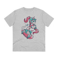 Printify T-Shirt Heather Grey / 2XS Skater Unicorn - Unicorn World - Front Design