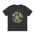 Printify T-Shirt Dark Heather Grey / 2XS Skeleton Unicorn - Unicorn World - Back Design