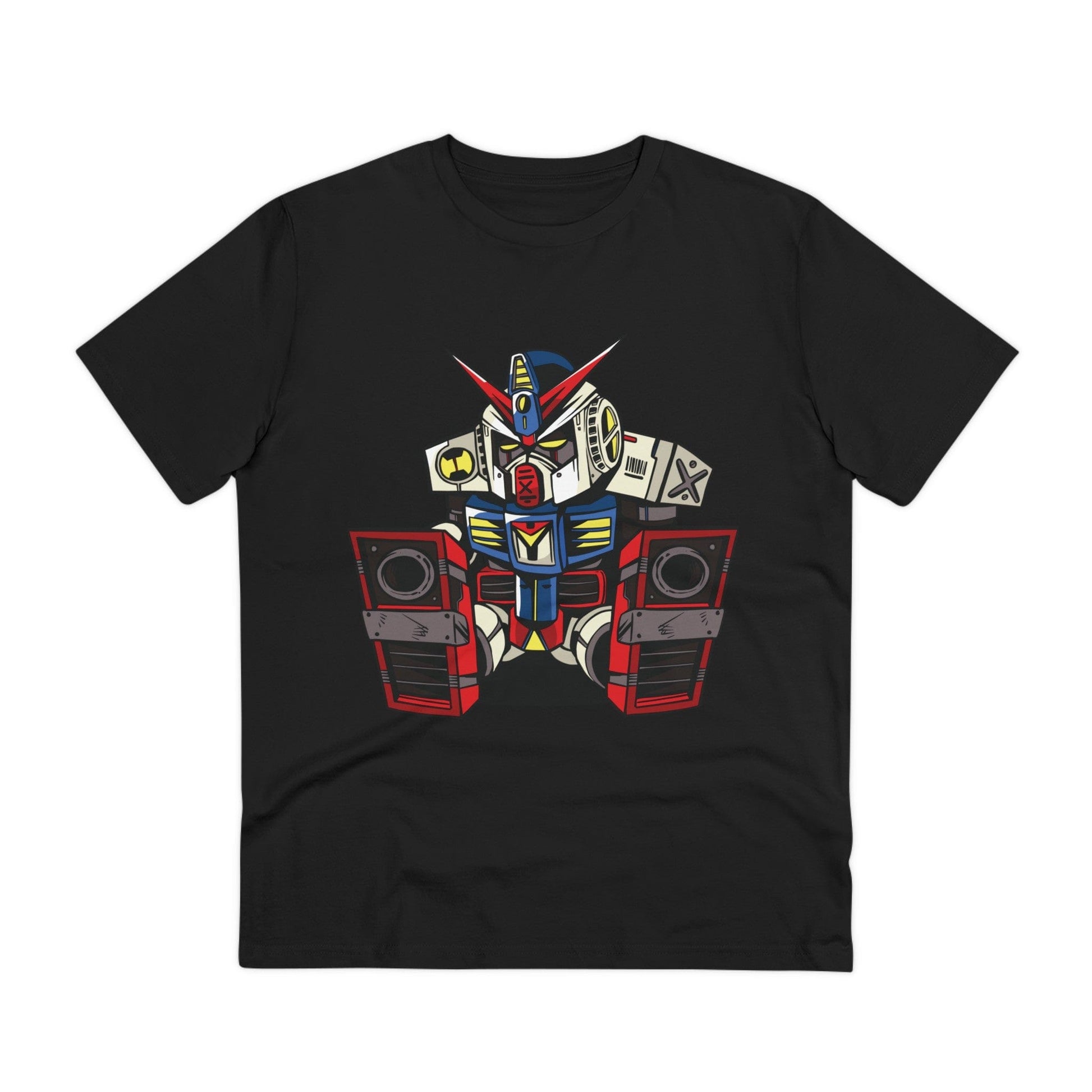 Printify T-Shirt Black / 2XS Sleepy Robot - Anime World - Front Design