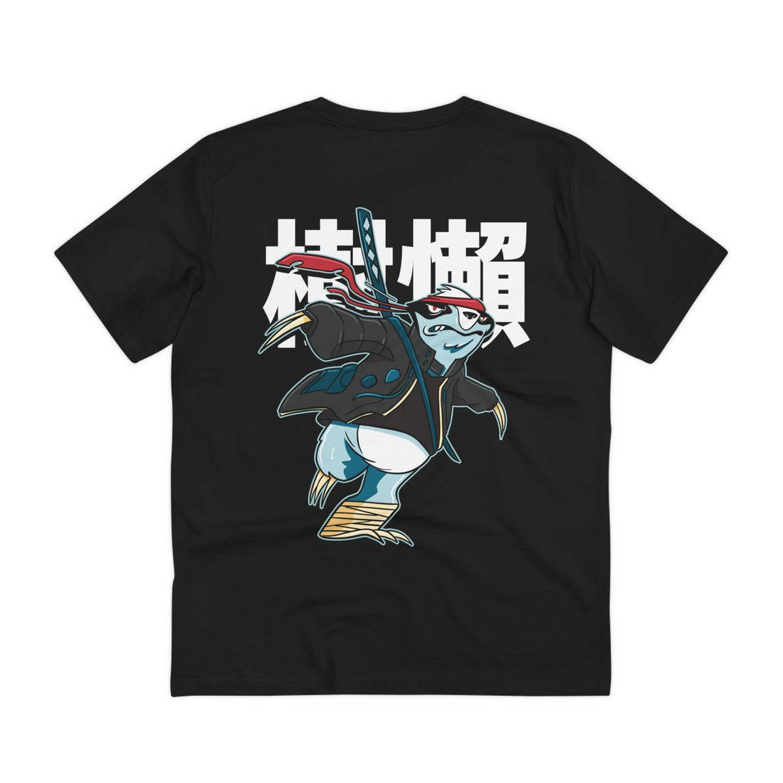 Printify T-Shirt Black / 2XS Sloth - Warrior Animals - Back Design