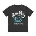 Printify T-Shirt Dark Heather Grey / 2XS Smile Postivie thinking - Streetwear - I´m Fine - Front Design