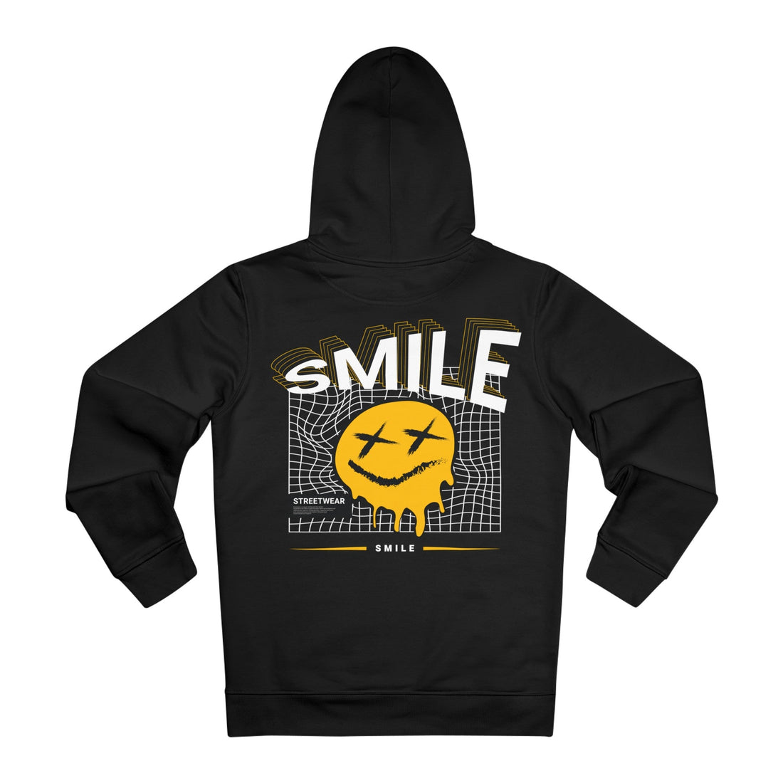 Printify Hoodie Black / 2XL Smile X - Streetwear - Joker - Hoodie - Back Design