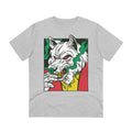 Printify T-Shirt Heather Grey / 2XS Smoking Wolf Mafia - Comic Mafia - Front Design