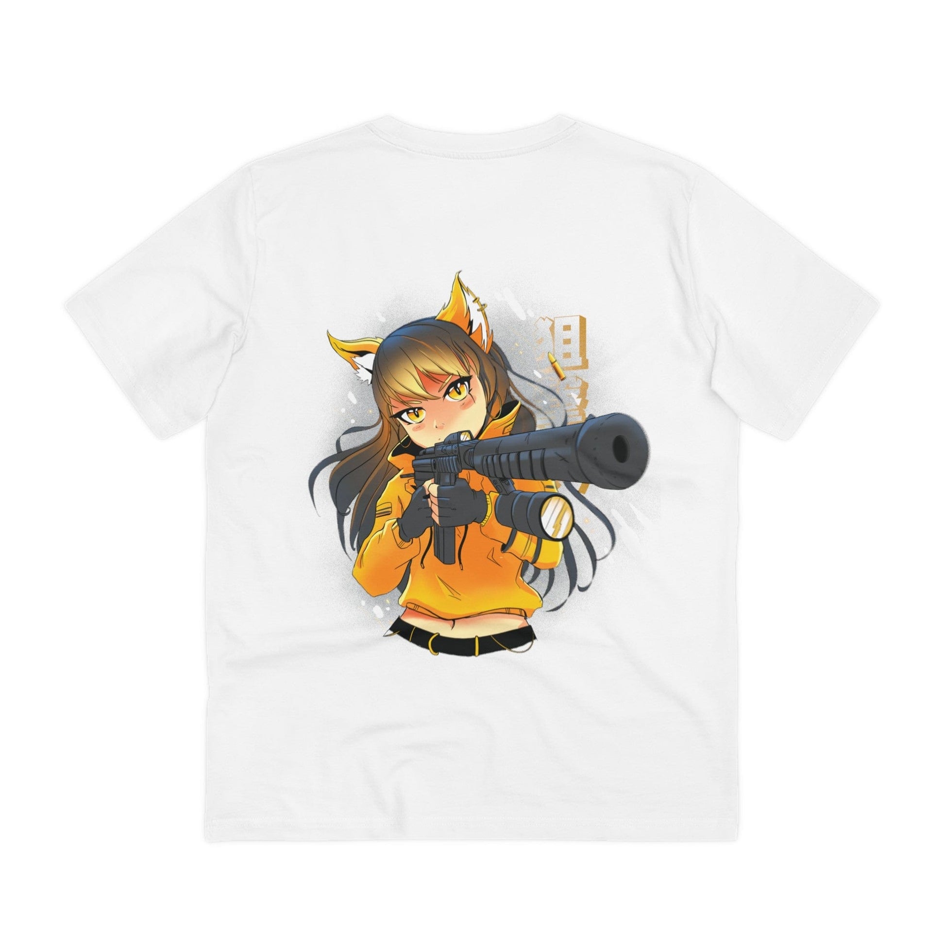 Printify T-Shirt White / 2XS Sniper Weapon Girl - Anime World - Back Design
