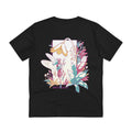 Printify T-Shirt Black / 2XS Snowdrop - Flowers with Fairies - Back Design