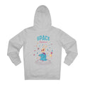 Printify Hoodie Heather Grey / S Space Explorers Skeleton Rabbit - Monster in Space - Hoodie - Back Design