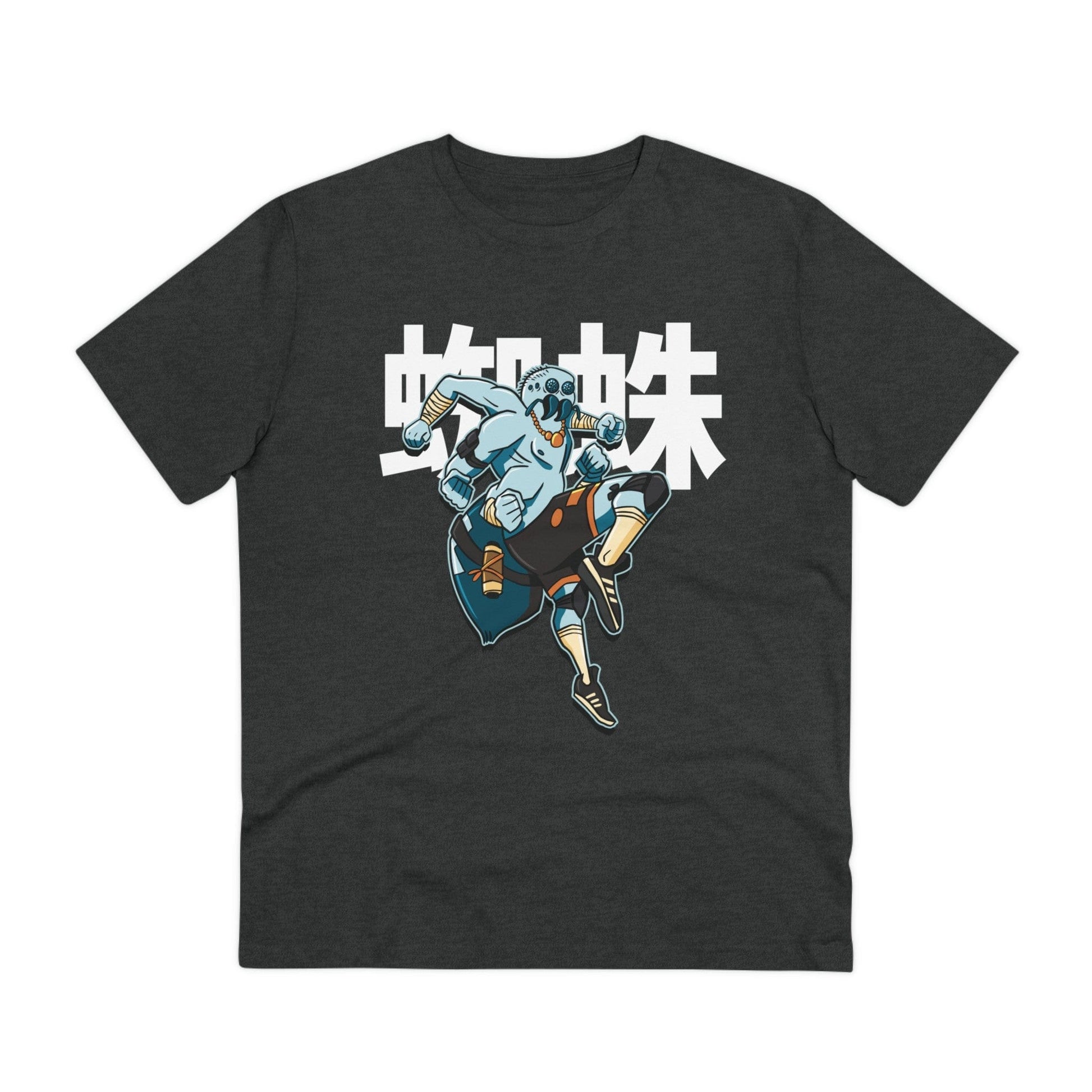 Printify T-Shirt Dark Heather Grey / 2XS Spider - Warrior Animals - Front Design