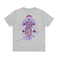 Printify T-Shirt Heather Grey / 2XS Standing Cyborg Alien - Alien Warrior - Front Design