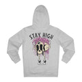 Printify Hoodie Heather Grey / S Stay High Skull - Streetwear - I´m Fine - Hoodie - Back Design