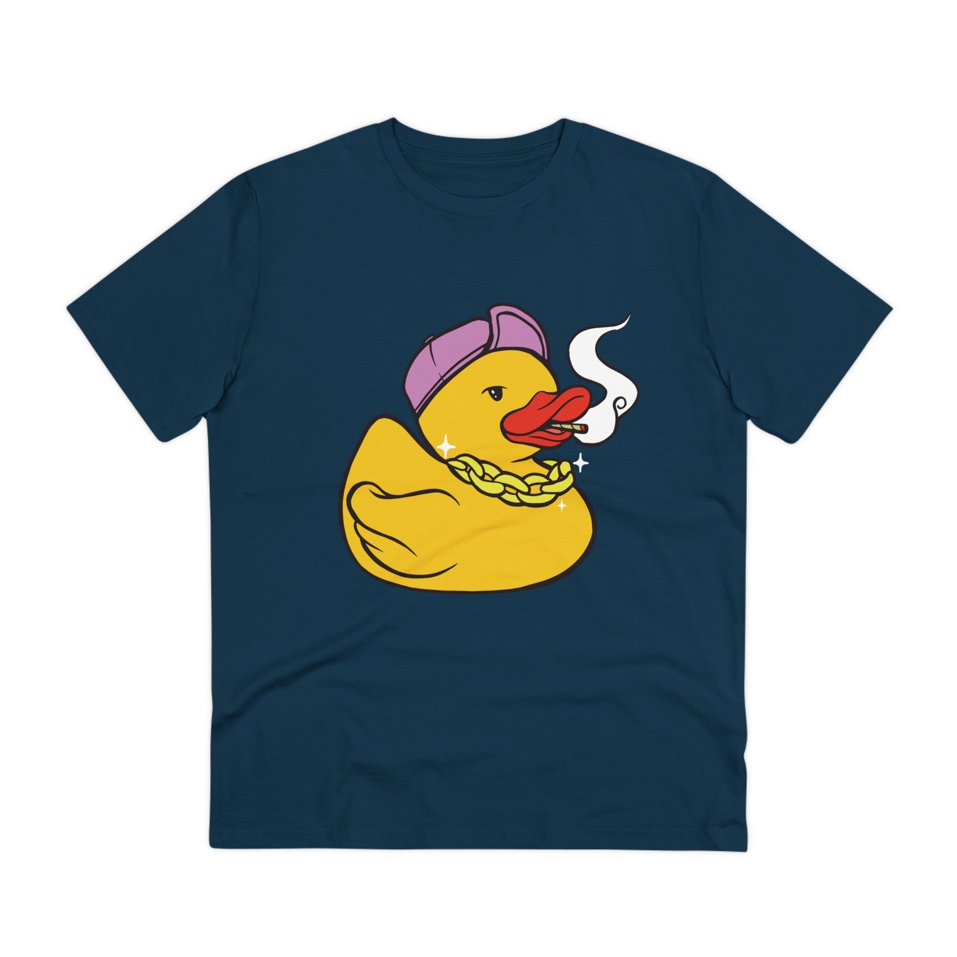 Printify T-Shirt French Navy / 2XS Stoner - Rubber Duck - Front Design
