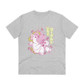 Printify T-Shirt Heather Grey / 2XS Strawberry cute Unicorn - Unicorn World - Front Design