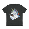 Printify T-Shirt Dark Heather Grey / 2XS Strong Mad Unicorn - Unicorn World - Front Design