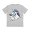 Printify T-Shirt Heather Grey / 2XS Strong Mad Unicorn - Unicorn World - Front Design