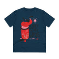 Printify T-Shirt French Navy / 2XS Stuck in my ways (oh well) - Weird Characters with Positive Quotes - Front Design