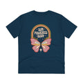 Printify T-Shirt French Navy / 2XS Sun Powered Body Butterfly - Hippie Retro - Front Design