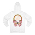 Printify Hoodie White / S Sun Powered Body Butterfly - Hippie Retro - Hoodie - Back Design