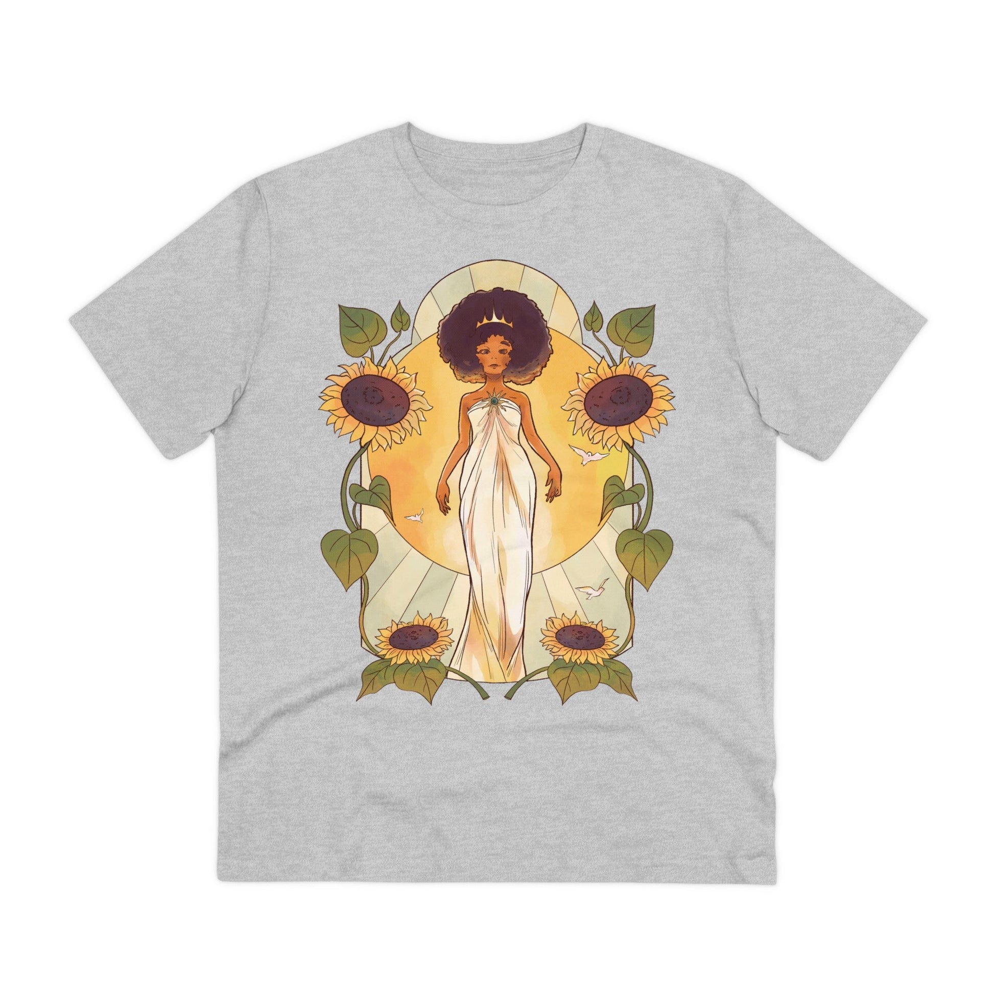 Printify T-Shirt Heather Grey / 2XS Sunflower Princess - Fairy Tail World - Front Design