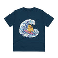 Printify T-Shirt French Navy / 2XS Surfing - Rubber Duck - Front Design