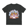 Printify T-Shirt Dark Heather Grey / 2XS T-Rex attack Unicorn - Unicorn World - Front Design