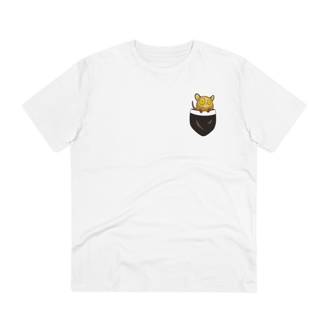 Printify T-Shirt White / 2XS Tarsier - Animals in Pockets - Front Design