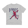 Printify T-Shirt Heather Grey / 2XS Tennis - Grunge Sports - Front Design