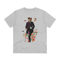Printify T-Shirt Heather Grey / 2XS The Cat - Animal Human - Front Design