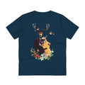 Printify T-Shirt French Navy / 2XS The Deers - Animal Human - Back Design