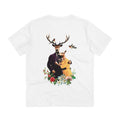 Printify T-Shirt White / 2XS The Deers - Animal Human - Back Design