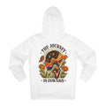 Printify Hoodie White / S The Journey is inward - Vintage Motivational Quotes - Hoodie - Back Design