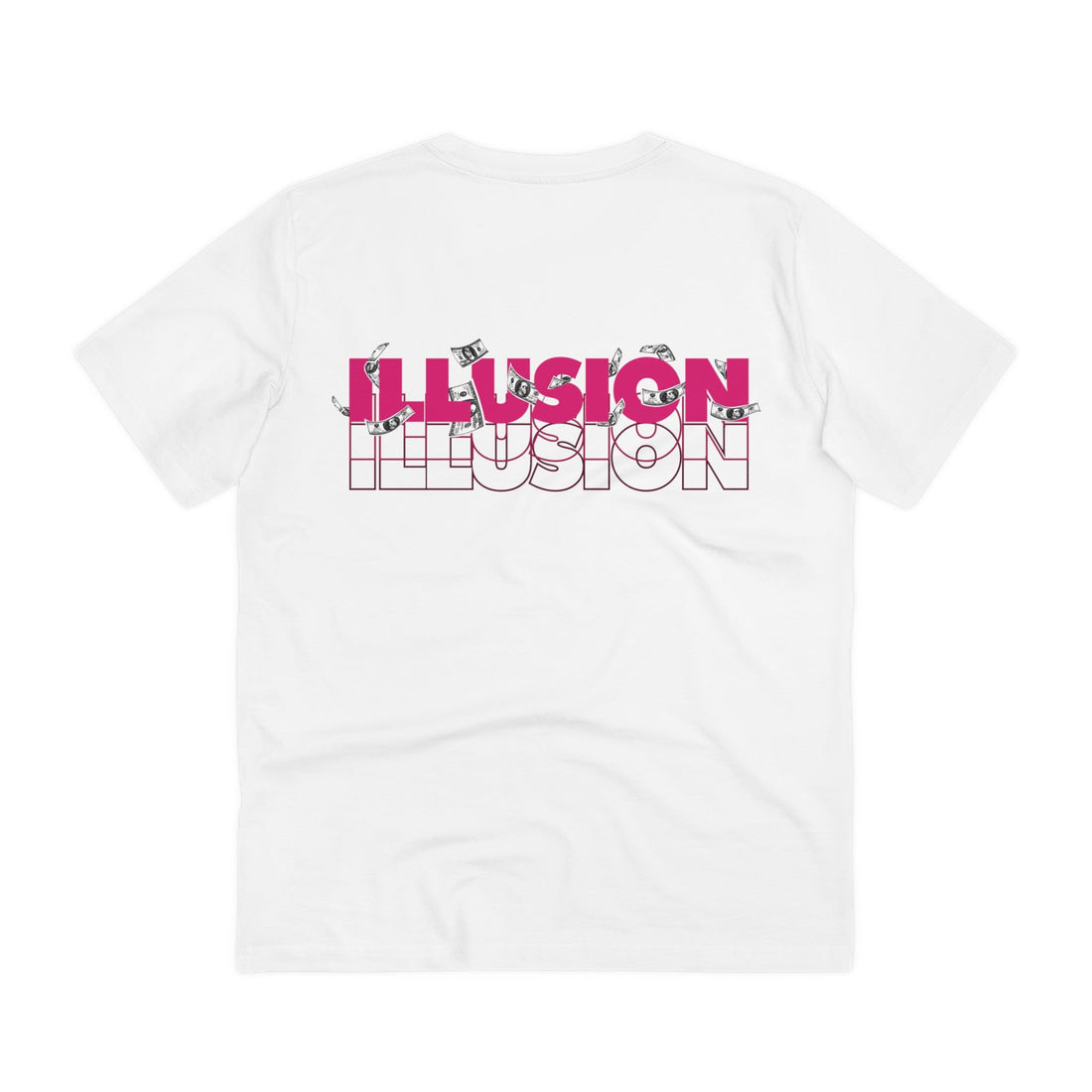 Printify T-Shirt White / 2XS The Money Illusion - Streetwear - Joker - Back Design