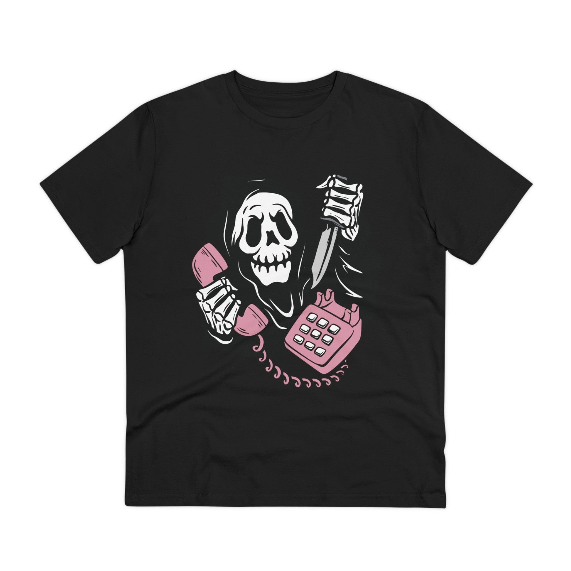 Printify T-Shirt Black / 2XS The Scream call - Film Parodie - Front Design