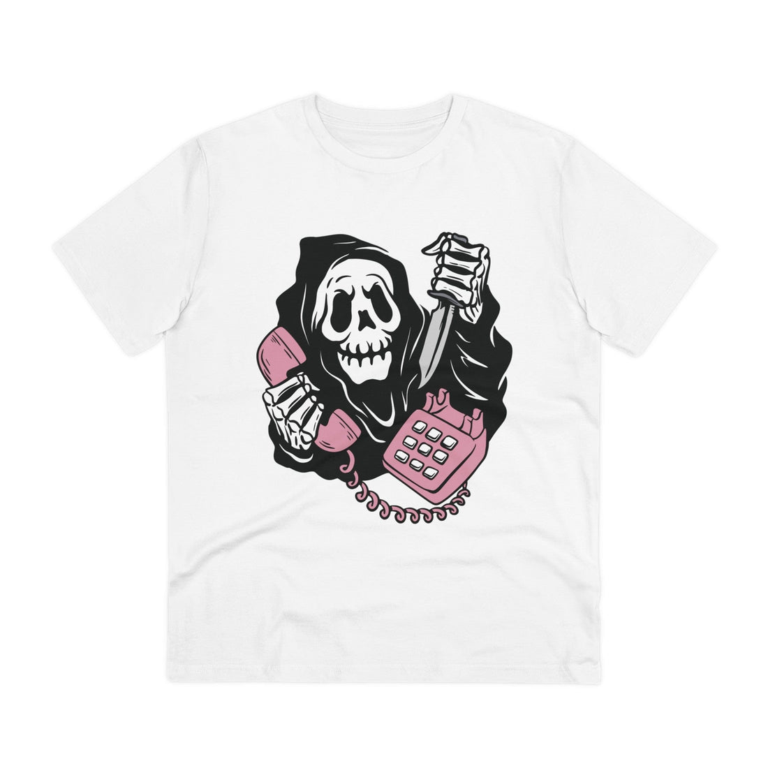 Printify T-Shirt White / 2XS The Scream call - Film Parodie - Front Design