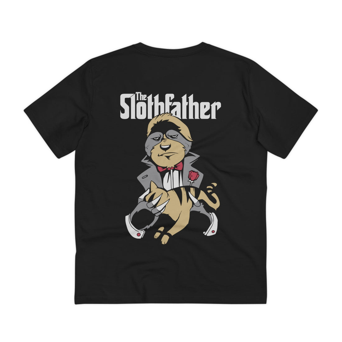 Printify T-Shirt Black / 2XS The Slothfather - Film Parodie - Back Design