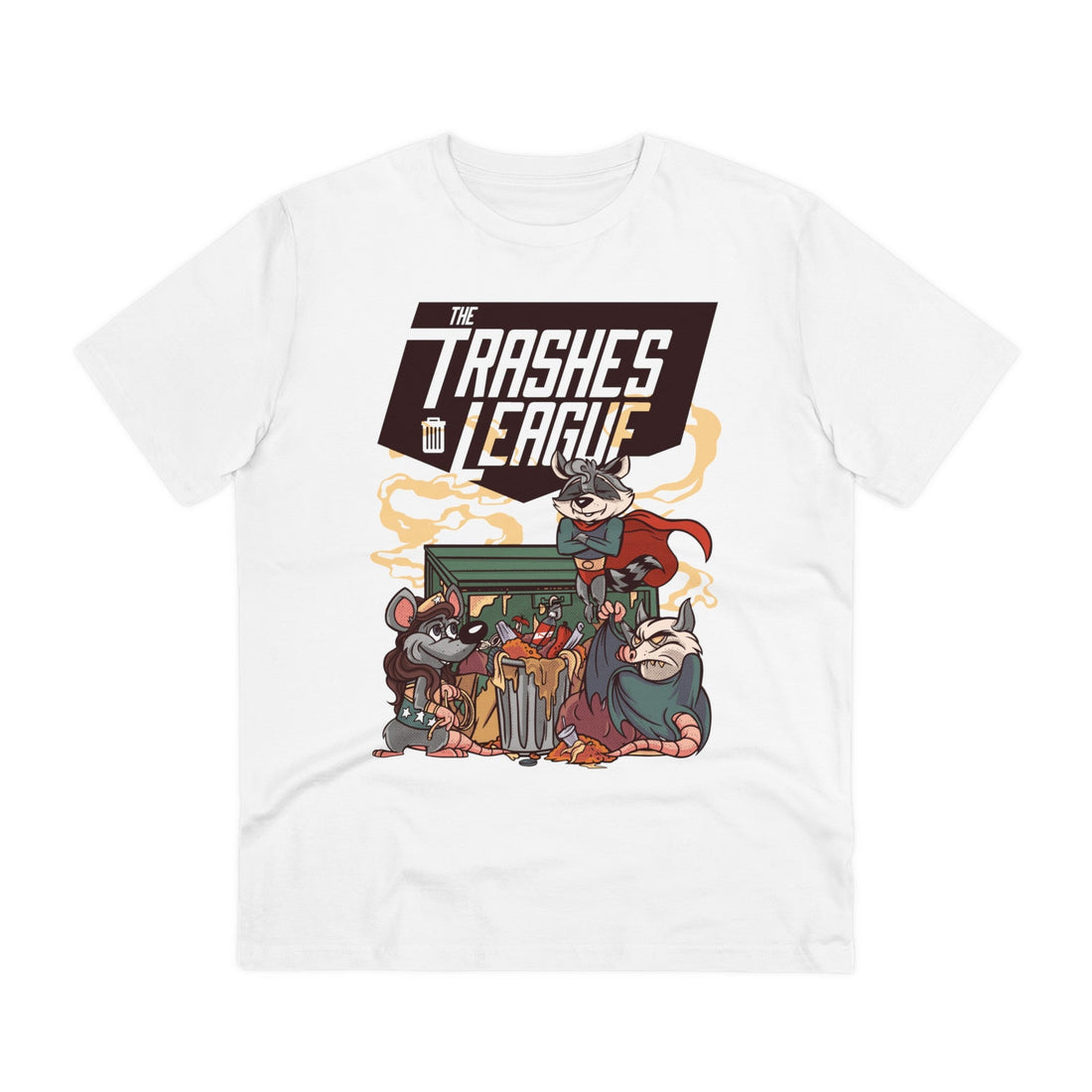 Printify T-Shirt White / 2XS The Trashes League - Film Parodie - Front Design